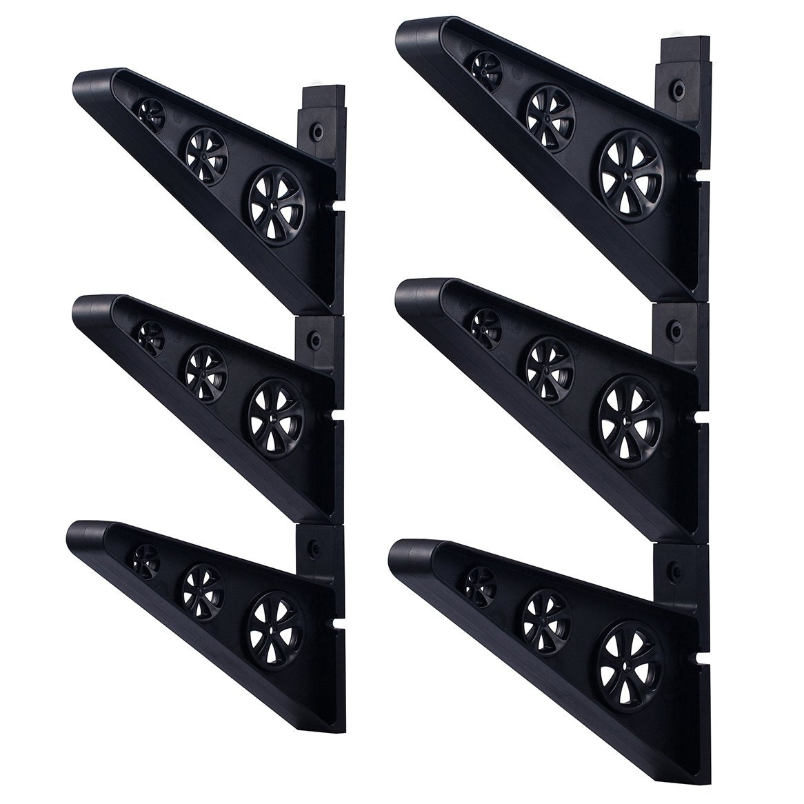 4boarder SKIBLE Wall Mount for Ski | Longboard | Skateboard | Snowboard | Pennyboard | Hoverboard | Wakeboard | E-Electric Longboard | Fishing | Fishing Rods | Surfskate (3-Fold)