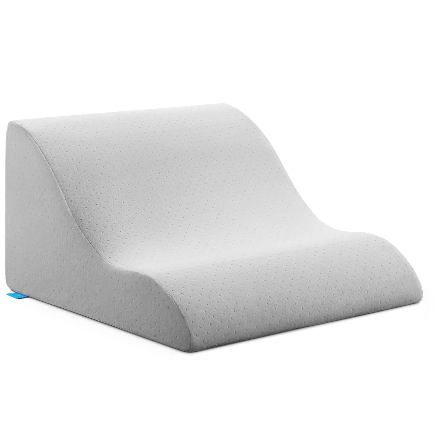 NOFFA Reading Pillow for Bed and Sofa - Memory Foam Wedge Pillow - Ergonomic Backrest Headrest - Perfect for back support while relaxing, playing, reading, or watching TV - Wide