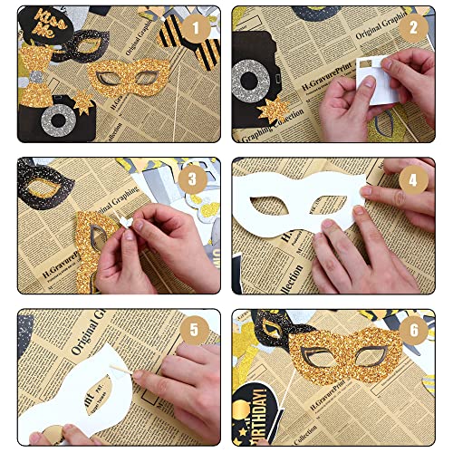 30 pieces of photo props for birthday, bachelorette party, wedding photo booth props, New Year's party props, party props, wedding decorations for reception.