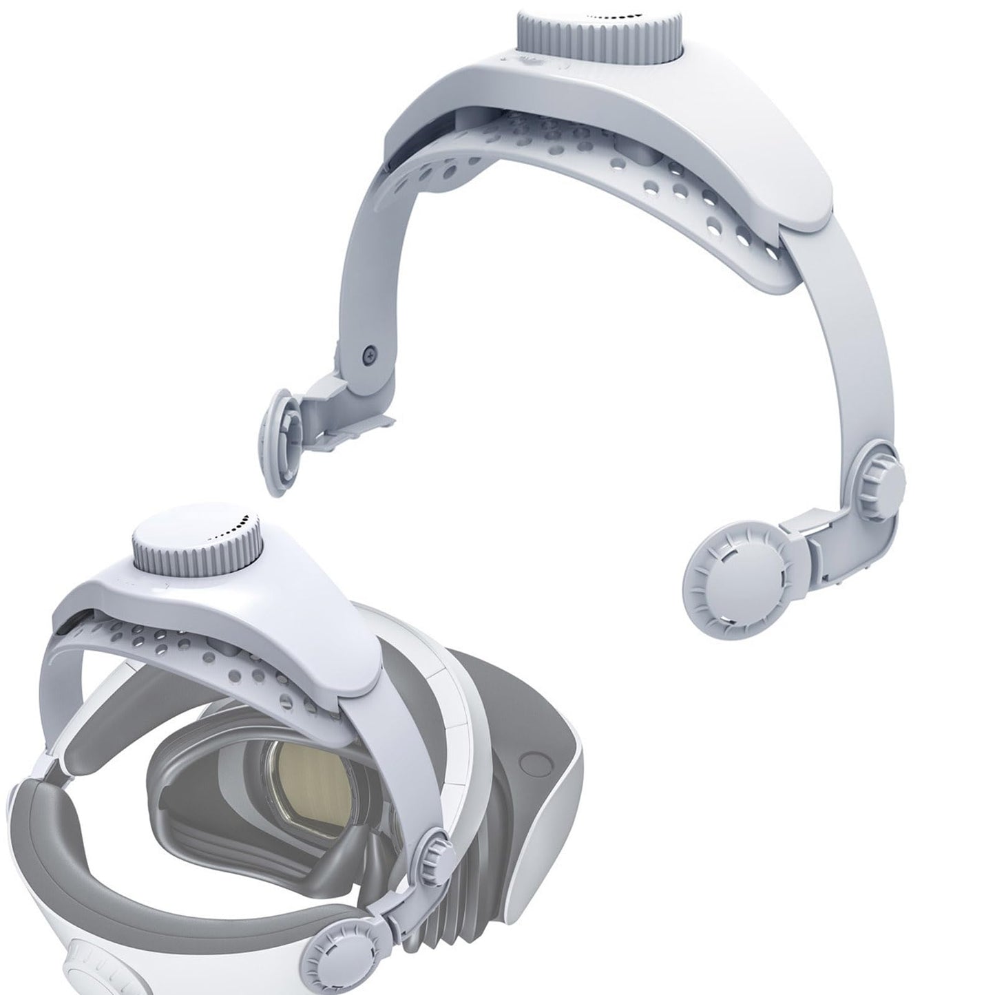 Adjustable headband, compatible with PS VR2, replacement comfort head strap alleviates head pressure accessory for PSVR 2 headset.