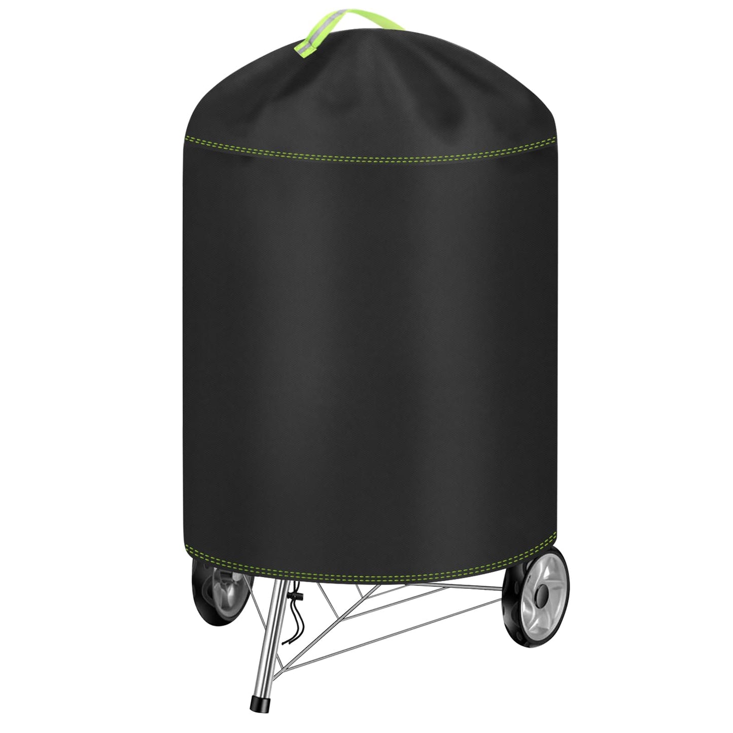 Kettle Grill Cover, VDISRR Weatherproof BBQ Cover, 420D Oxford Charcoal Grill Cover, Ø63x88cm, Waterproof, Tear-resistant, UV Protection, Protects Grill from Fading, Rust, and Mold.