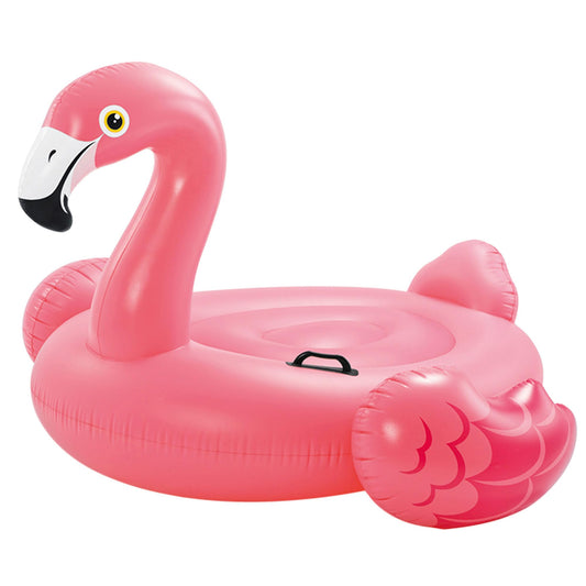Intex 57558NP - Inflatable Ride-On Pink Flamingo, Vinyl, Pink, 147x140x94 cm