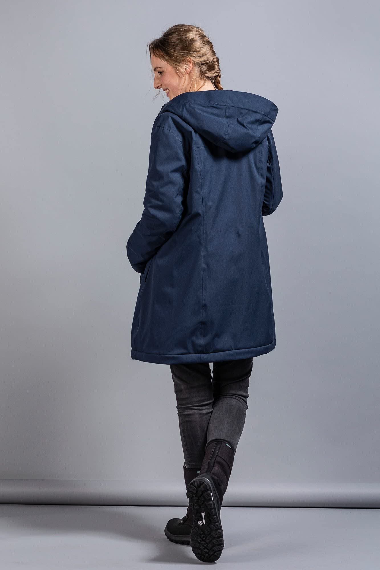 Tatonka Stir Hooded Coat Women blue