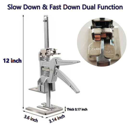 ZMURED labor-saving arm, 2-piece arm-hand lifting tool, slowed down wall tile locator, multifunctional height adjustment, lifting device for door, furniture, panels, cabinet, board lifter