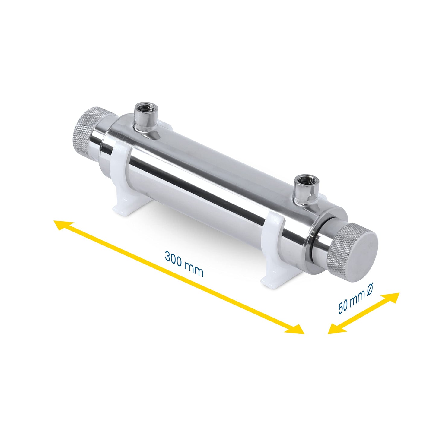UV system water filter disinfection system with UV lamp 6 watts, flow rate 2l/min for microfilter systems and reverse osmosis systems.