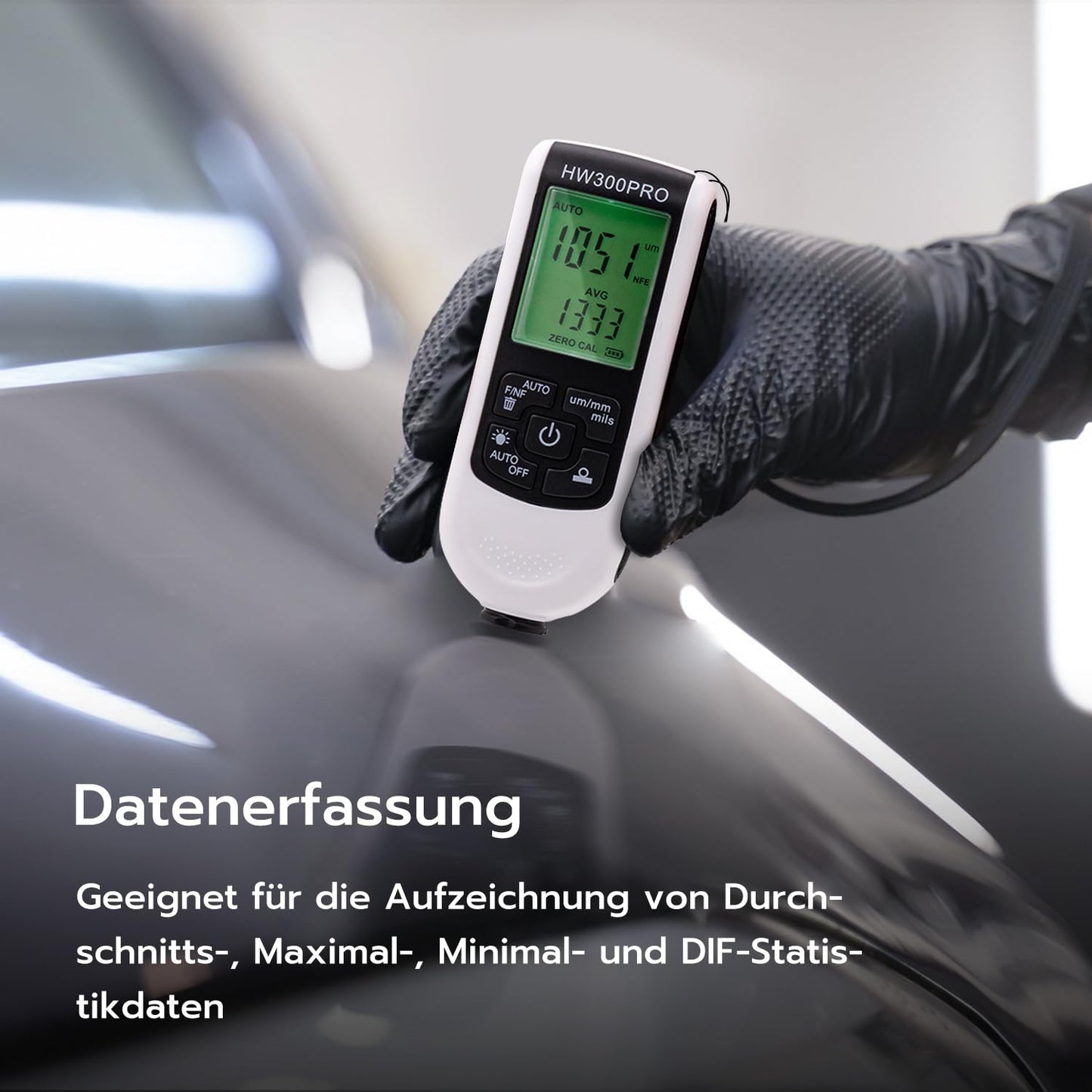 Mcbazel Digital Coating Thickness Gauge, Paint Thickness Gauge, Car Paint Meter, Measurement Range 0 to 2000um.