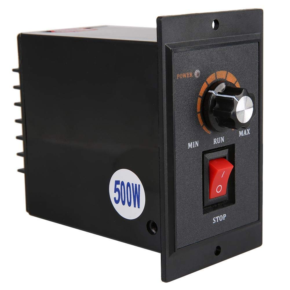 AC motor speed controller 220V 50/60Hz Single-phase Electric motor speed controller with Adjustable rotary switch (500W)