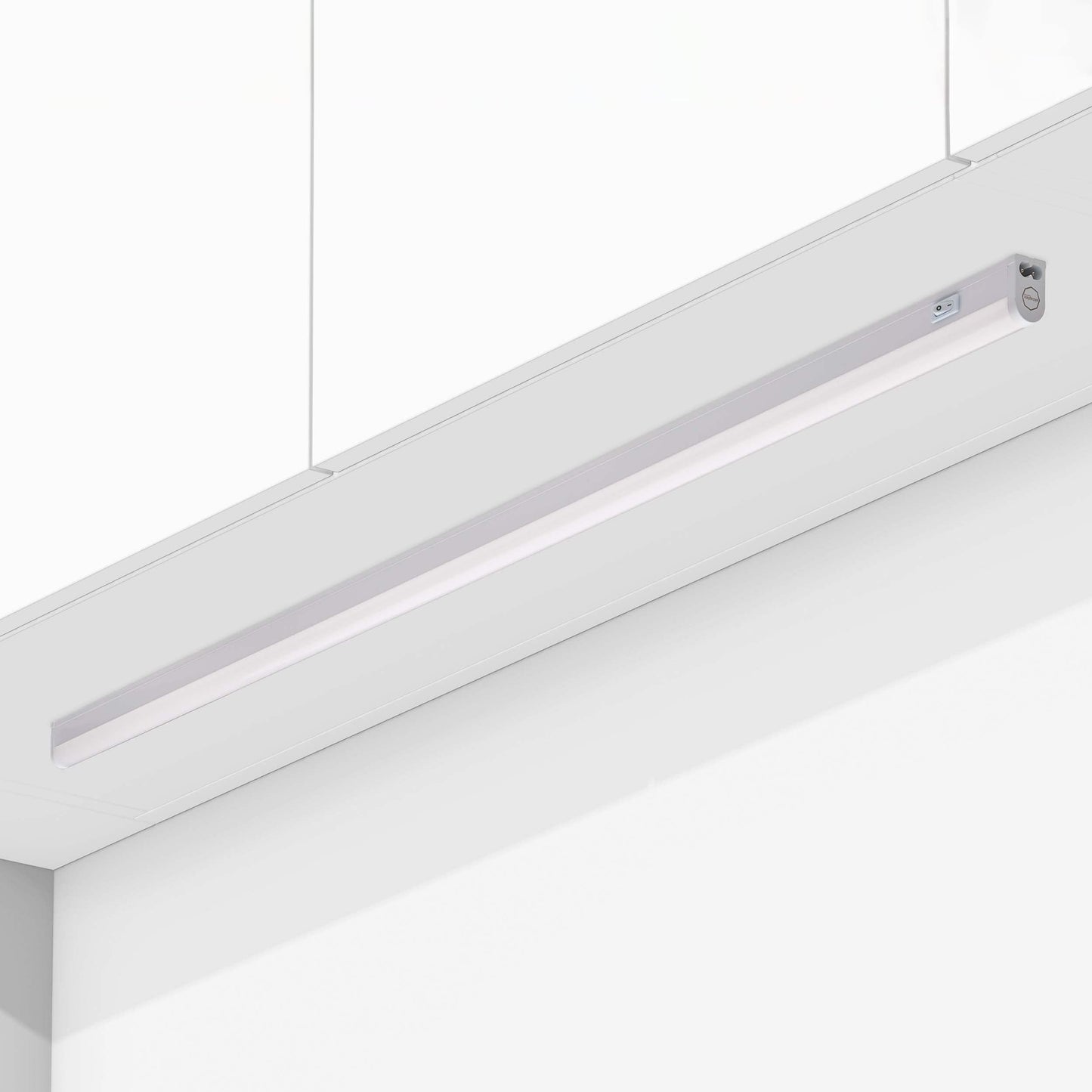 Octaplex lighting LED under cabinet light for kitchen 18W 1620lm Warm White 3000K, kitchen under cabinet light expandable with switch | Length: 114cm