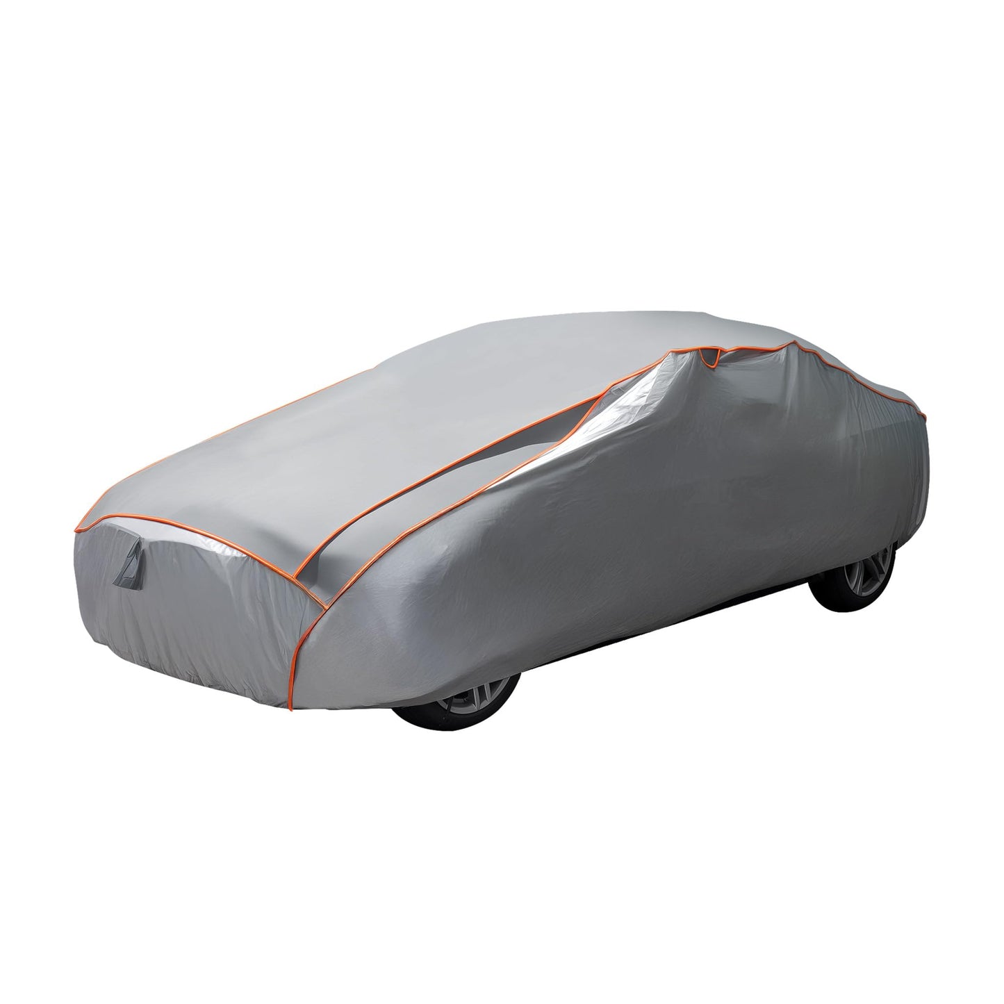 XPOtool Full Car Cover Size L 482x178x119cm Protection from hail, waterproof, paint friendly, car cover with air vents, reflectors, tension straps