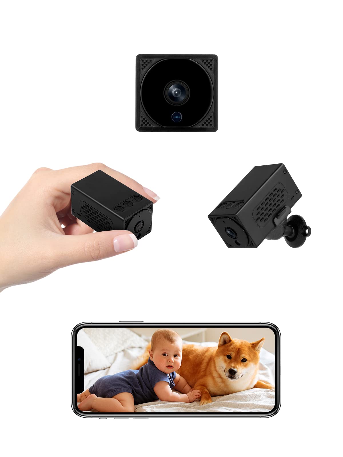 WIWACAM 4K Cube Small Camera WiFi 1Pro