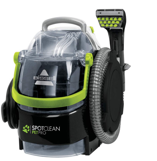 BISSELL 15585 SpotClean Pet Pro Portable, Black/Green, 750W, 84 Decibels + XL crevice tool for all Bissell stain and carpet cleaning devices.