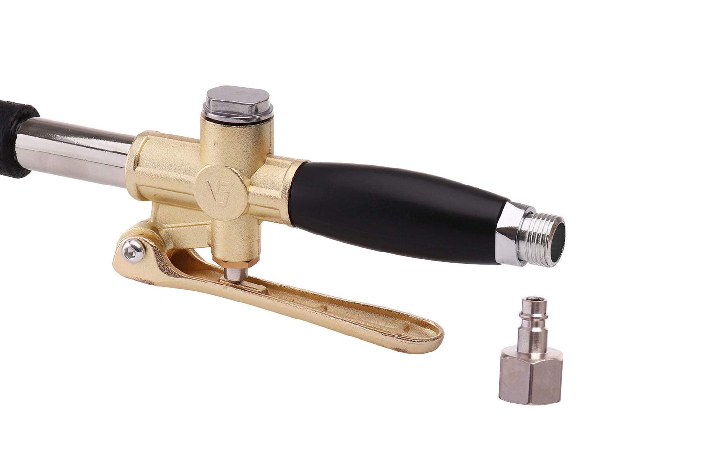 Air-operated plastering machine D011A hopper gun with additional metal nozzles plaster gun plastering machine mortar sprayer mortar sprayer without lid