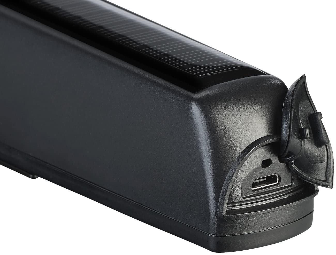 Lescars parking aid: Solar-powered front and rear camera with Full HD and 5" monitor (Solar rearview cameras with monitor, car camera, license plate set for the rear)