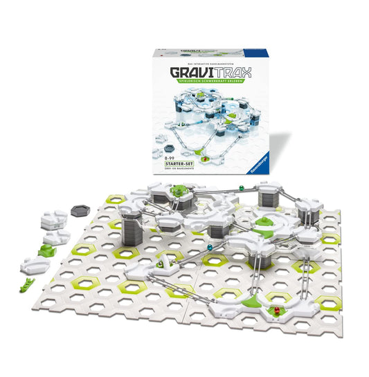 Ravensburger GraviTrax Starter Set - Expandable marble run for kids, interactive maze, educational toy and construction game for ages 8 and up.