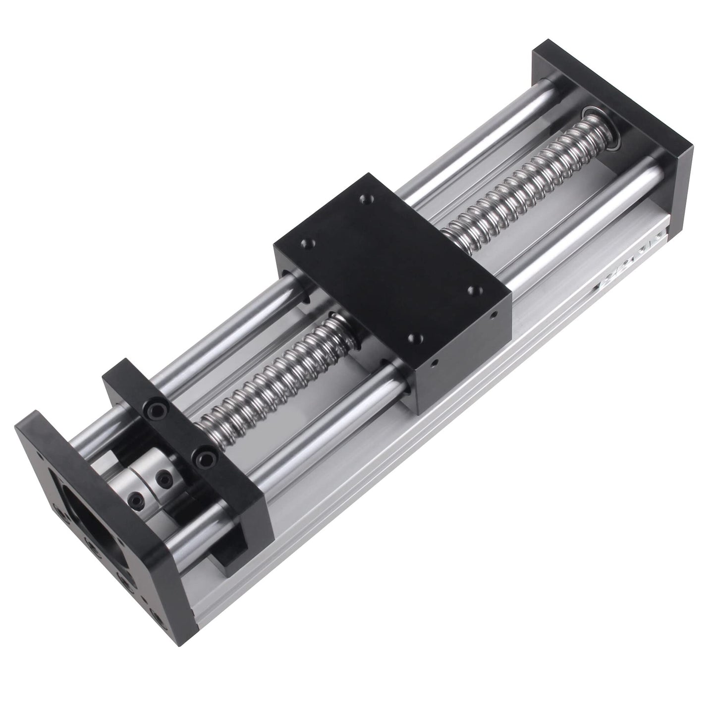 CNCMAN'S 150mm Effective Travel Length Double Optical Axis Guide Ball Screw SFU1605 150mm, Linear Actuator Linear Guides Linear Table Actuator for DIY CNC Milling Parts and 3D Printers