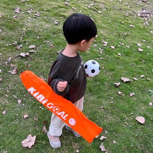 LZHDZQD Soccer Goal, Kids Soccer Goal Toy, Soccer Goals for Garden Kids, Foldable Soccer Goal for Indoor/Outdoor/Garden Soccer Toy (white 60x45 goal + soccer ball)