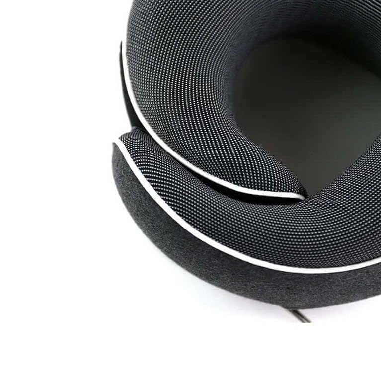 KÖHAIR neck pillow supports you during your restful night sleep after your hair transplant - Innovative travel neck pillow | Incredibly compact for relaxed travels on plane and car.