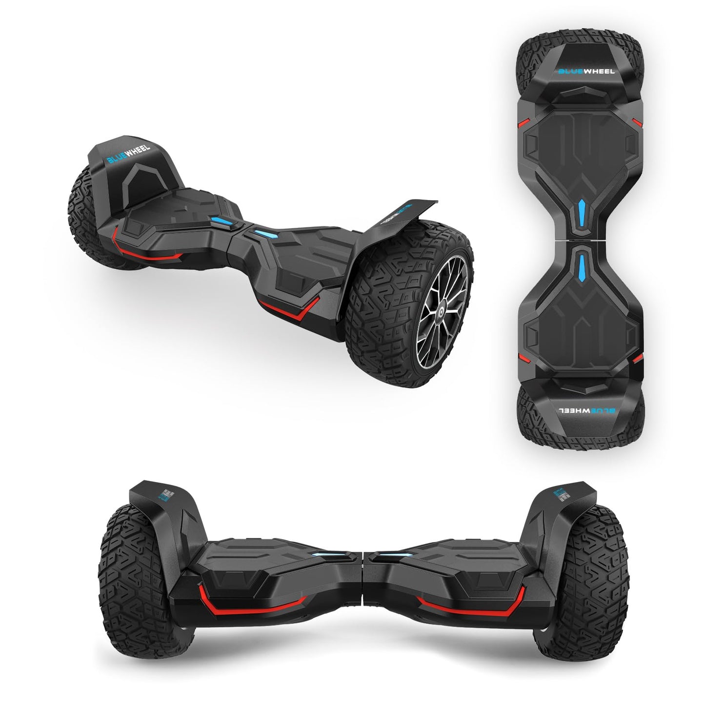 8.5" Premium Offroad Hoverboard Bluewheel HX510 SUV German Quality Brand - Kids Safety Mode & App - Bluetooth - Strong Dual Motor - Electric Skateboard Self Balance Scooter
