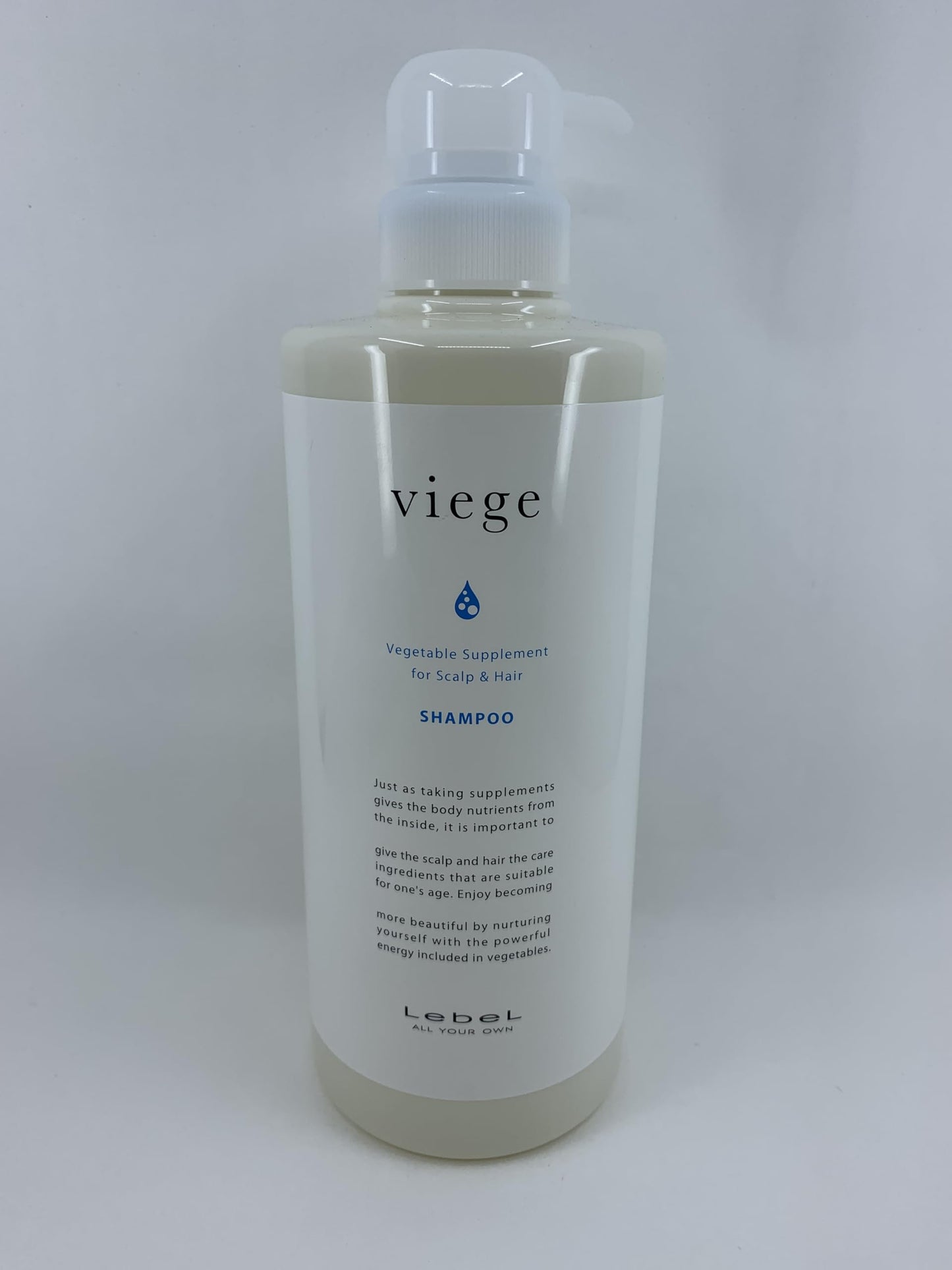 Lebel Viege Hair Shampoo - 600ml (Green Tea Set)