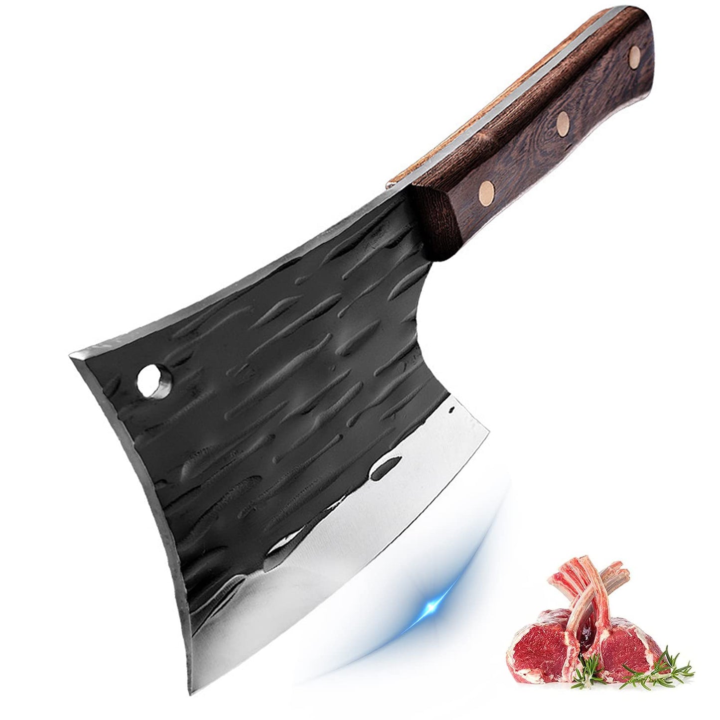 Omesio kitchen cleaver chopping knife bone cleaver bone knife bone saw chef's knife, for chopping bones.