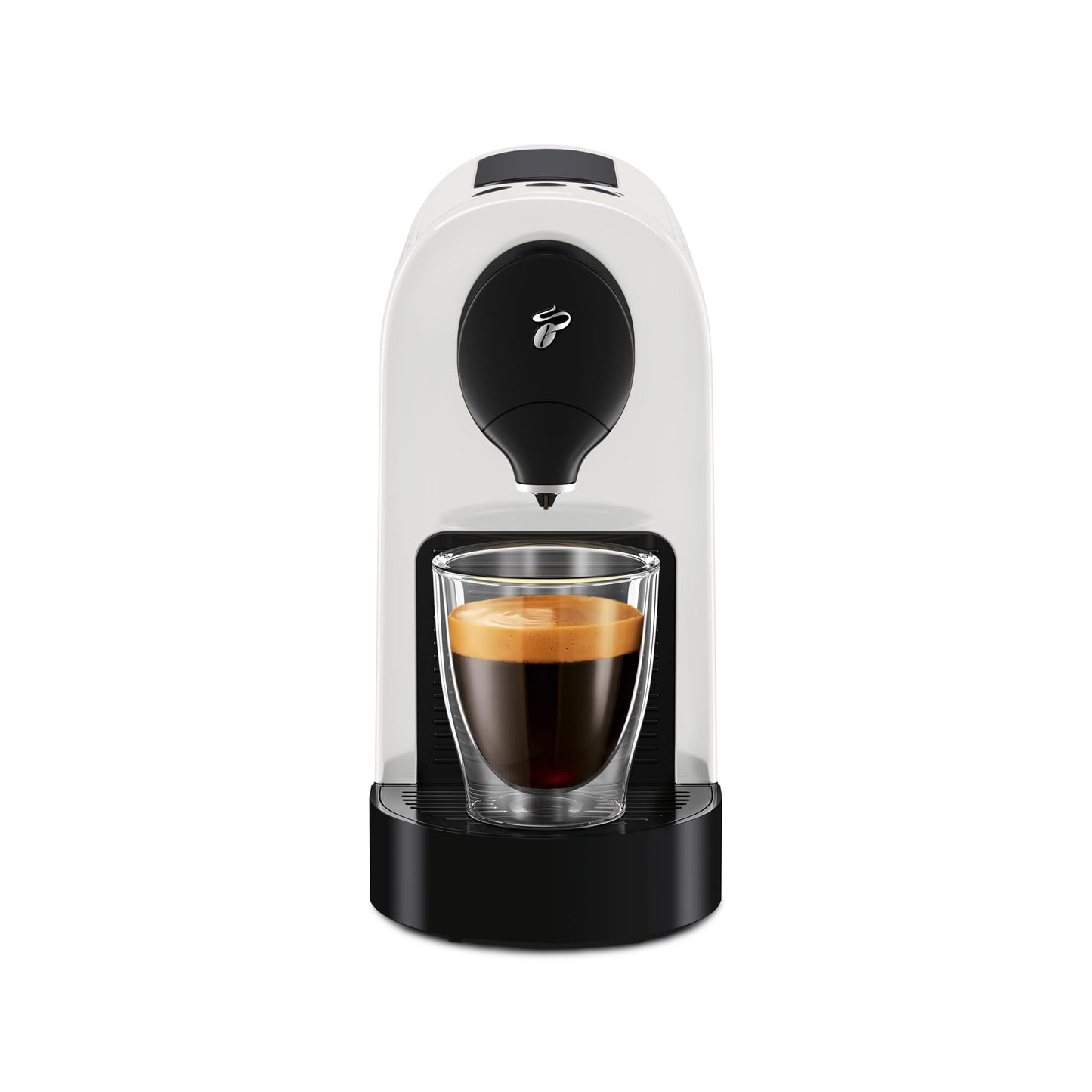 Tchibo Cafissimo "Pure plus" coffee machine capsule machine incl. 30 capsules for Caffè Crema, Espresso, and coffee | 0.8l | 1250 watts | 11.9 x 33.7 x 24 cm | White