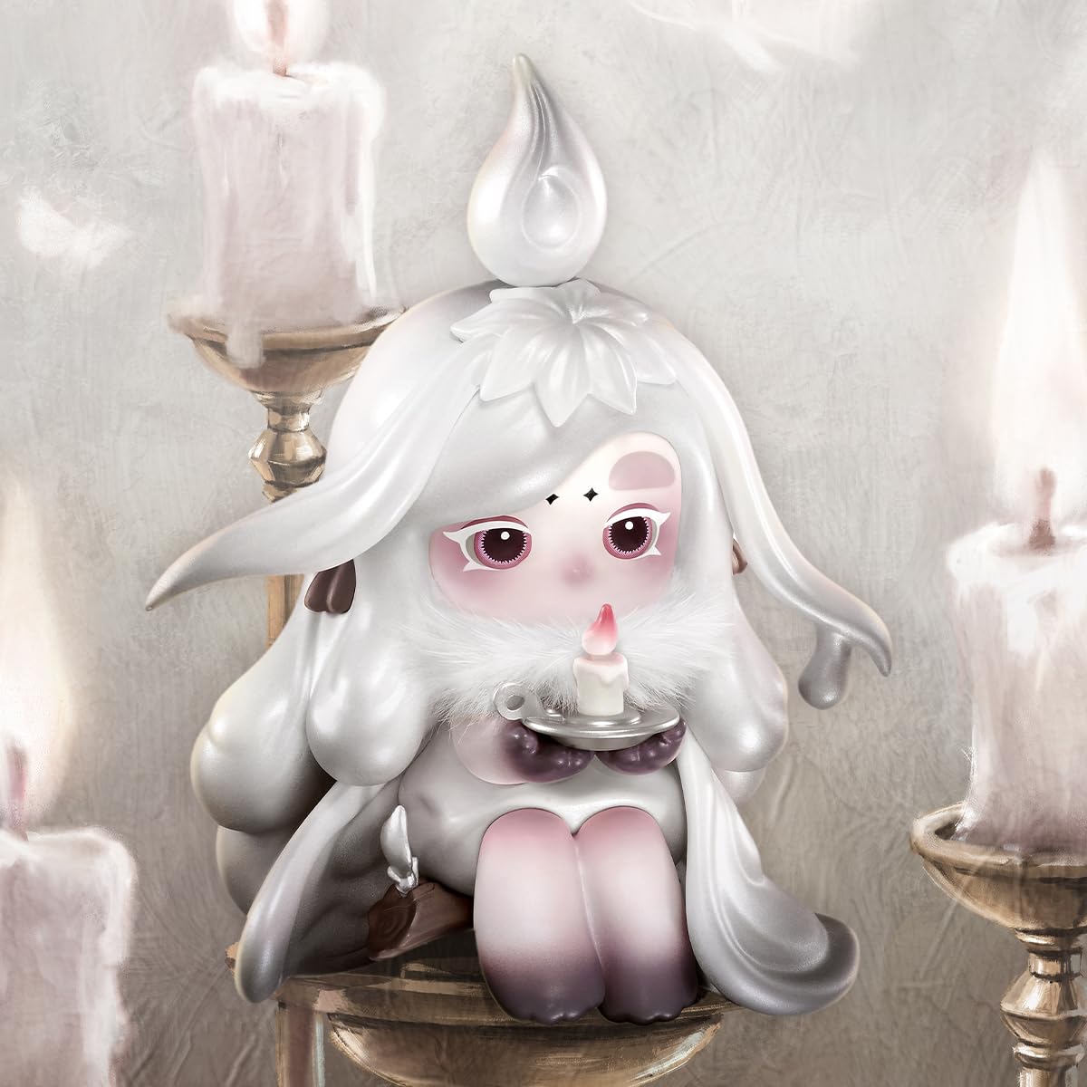 POP MART Chaka Candle Whisper Series Figures Anime Action Figures Collectible Art Toys Toys Figures Gift Whole Set