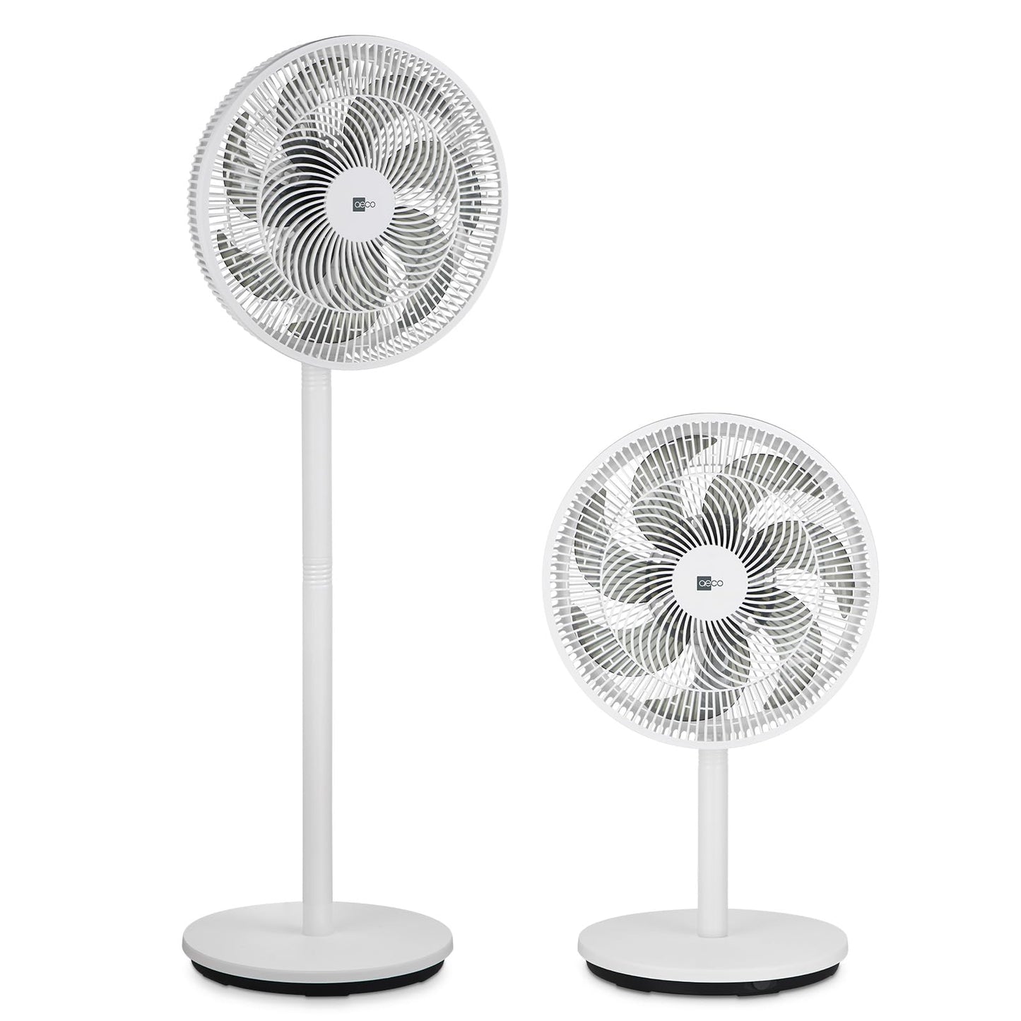 aeco AirX-Flow 100 Stand Fan 2-in-1 Stand & Table Fan 3 Speed Settings Adjustable Height Oscillation 85° 55W Powerful 7-Blade Fan Circulates Air