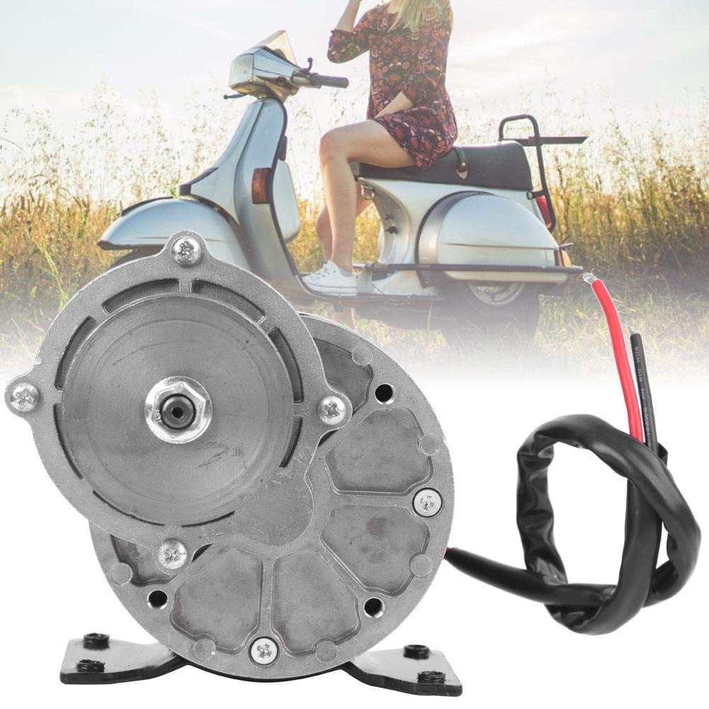 MAGT Gear Motor 12V 250W, High Performance Electric Motor Durable Pure Copper Pulley Gear Motor Accessory for Electric Scooter.