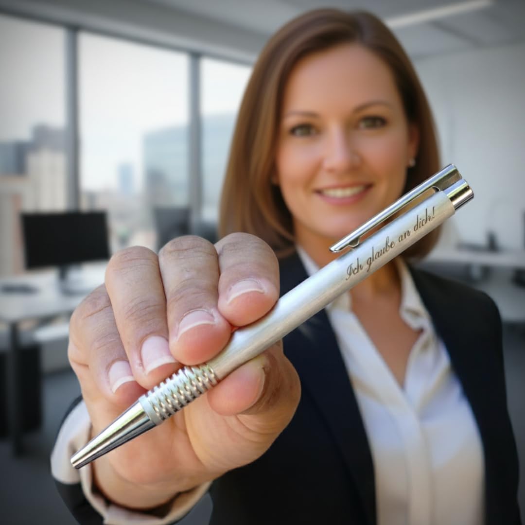 Lamy ballpoint pen Logo model 206 brushed (brushed) including laser engraving