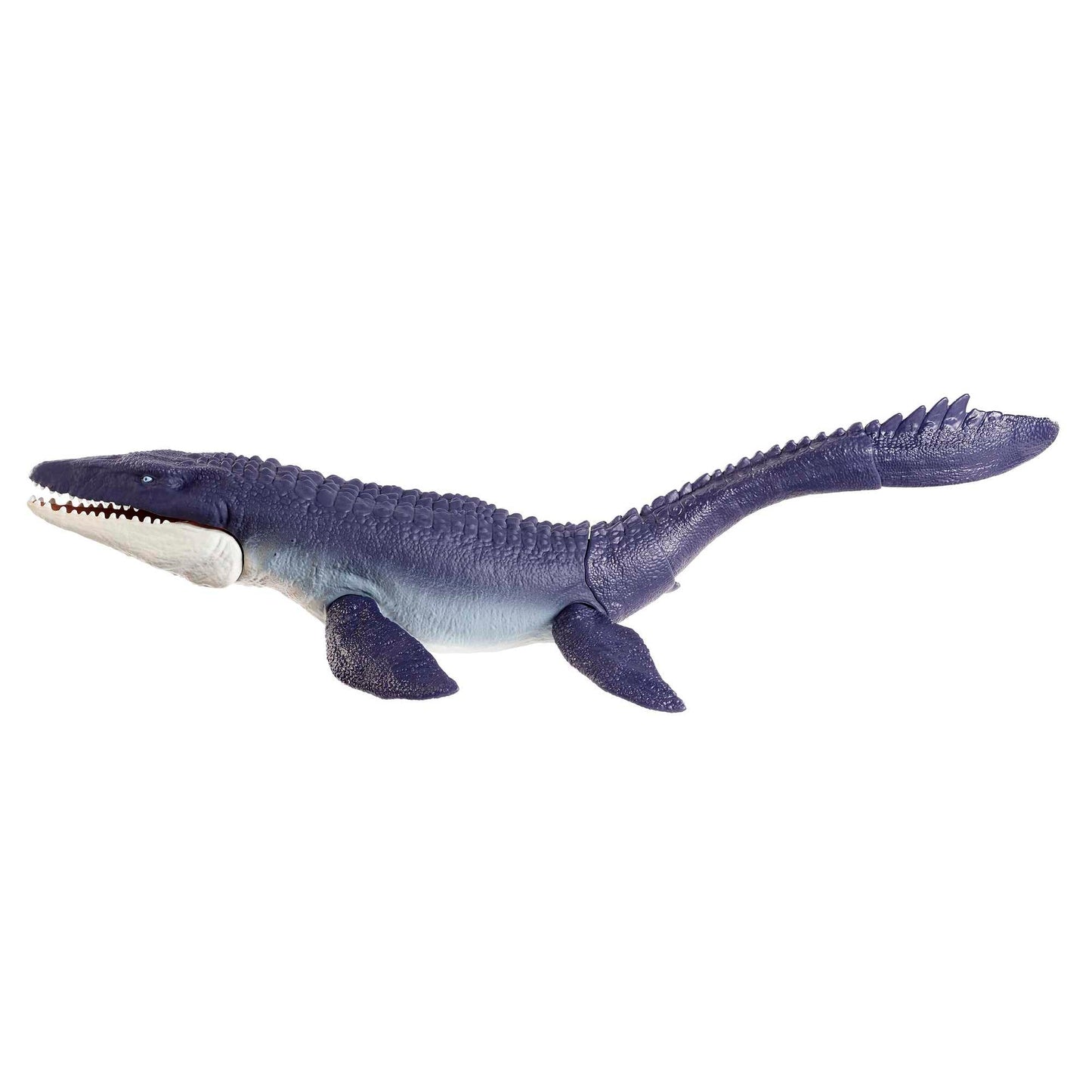 Jurassic World HNJ57 - Dominion Mosasaurus dinosaur action figure, 70 cm tall with movable joints, physical & digital play, dinosaur toy for children ages 4 and up.