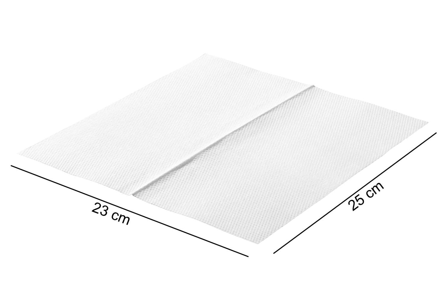 Paper towels high white premium | 4,000 sheets | 2-ply 25 x 23 cm | ZZ/V-fold disposable towels suitable for towel dispensers | Ideal for gastronomy, hospitals, practices, etc.