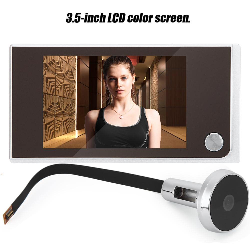 MAGT Door Viewer Camera, 3.5 inch LCD Digital Peephole 120 Degree Viewing Angle Door Camera Electronic Door Spy Camera Home Visual Door Viewer Door Eye