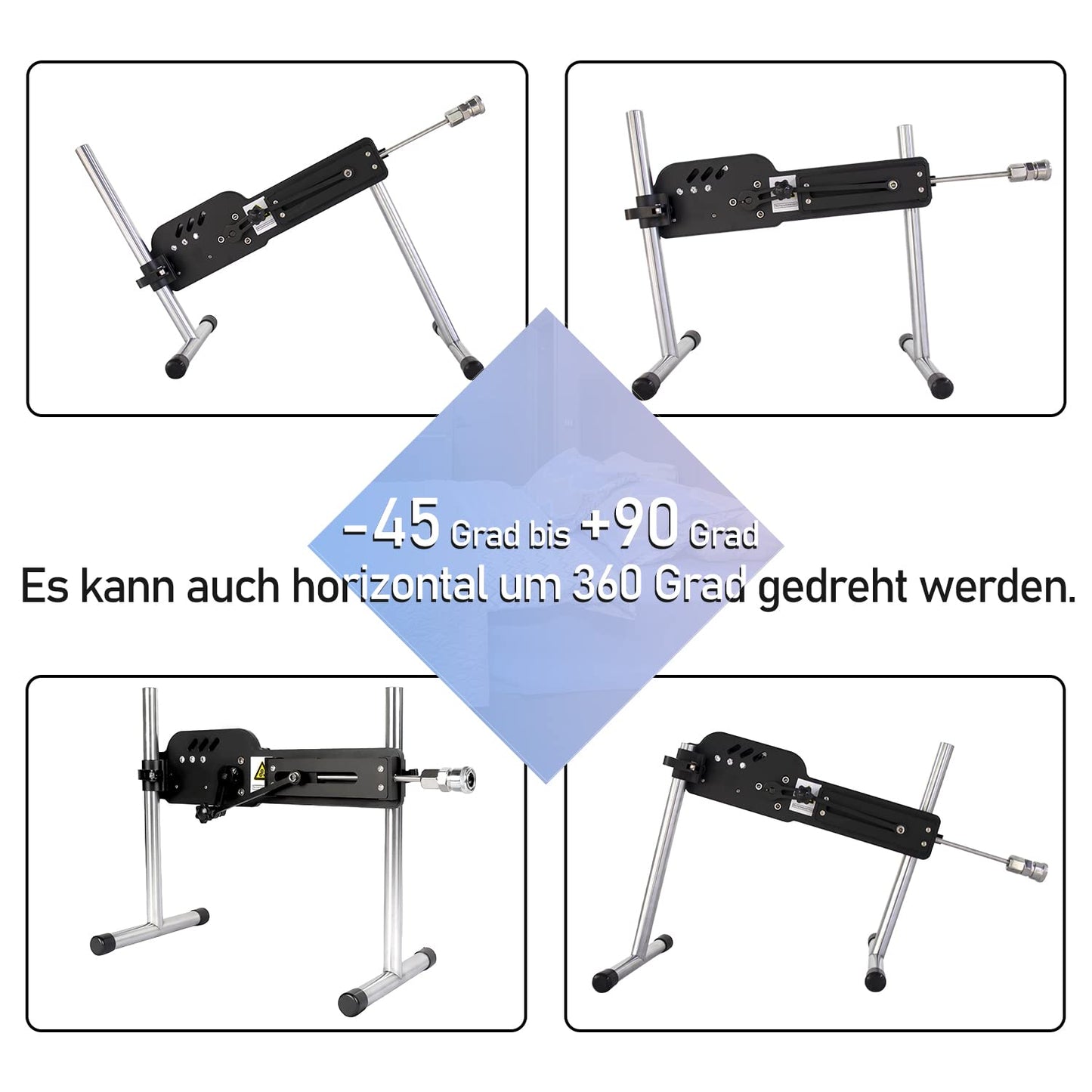FREDORCH NEW Automatic Silent Sex Machine for Women and Men. Sex Machine for Masturbation Love, Retractable Vibrator, Sex Toy (Package C)