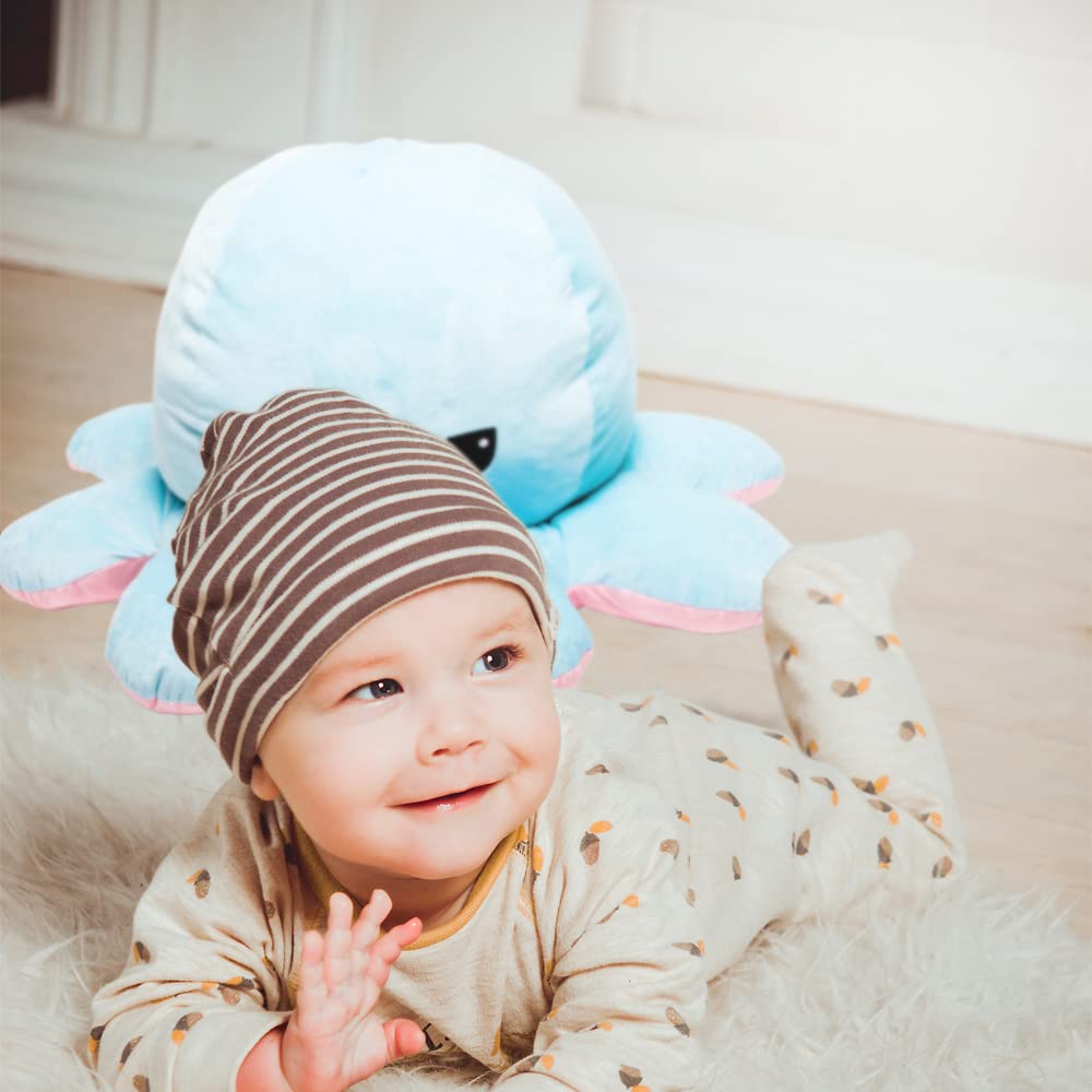 KUNSTIFY Giant Octopus Plush Toy, Mood Plush with Kraken Design, 80cm.