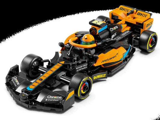 LEGO Speed Champions McLaren Formula 1 Race Car 2023, toy for kids aged 9 and up, boys and girls who enjoy playing independently, buildable vehicle model, bedroom decoration 76919