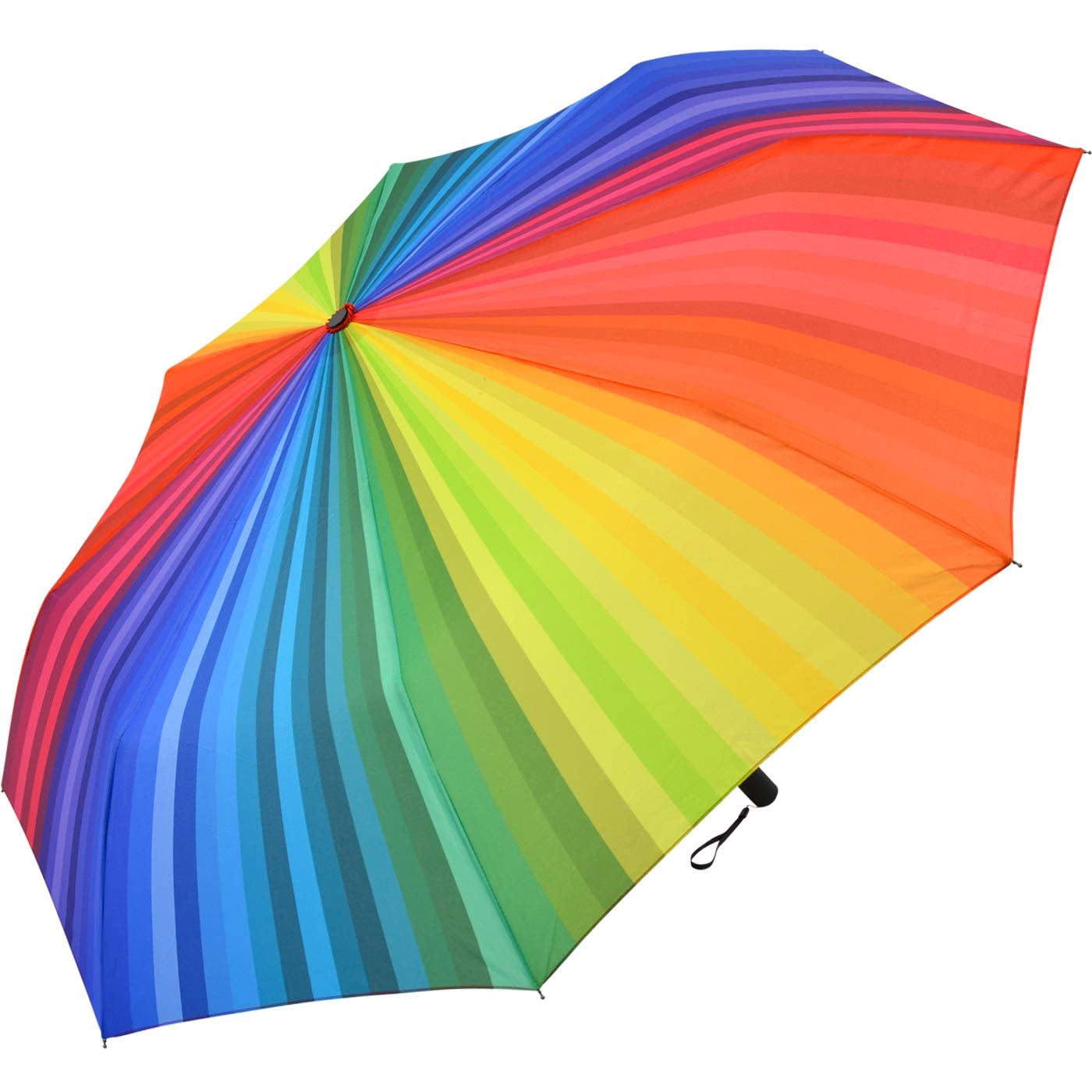 iX-brella Trekking XL pocket umbrella Rainbow 115 cm large with shoulder bag Rainbow