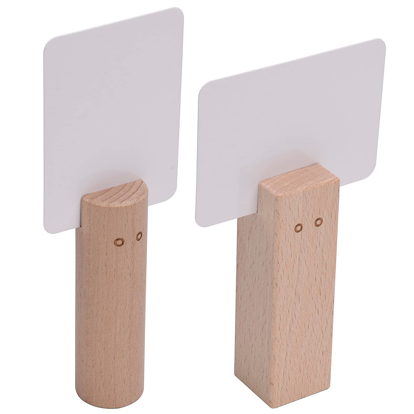 Individual systemic board figures - High-quality made from beech wood - Systemic figures for family board - Ideal for coaching placements supervision moderation (with card slot and cards)