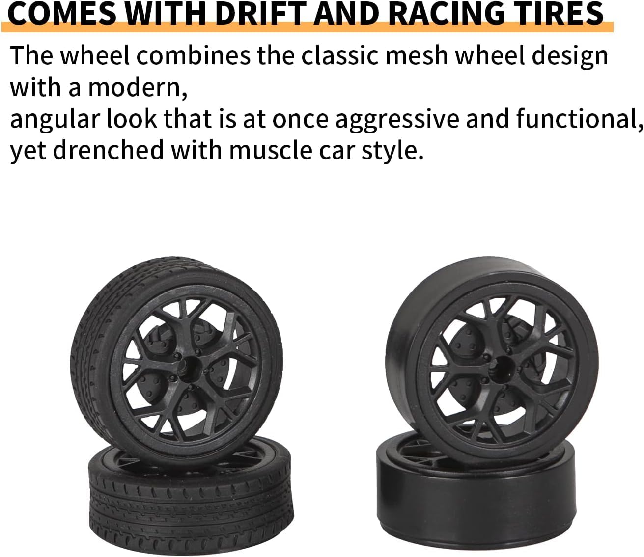 iBlivers Remote Controlled Drift Car, GT RC Drift Remote Control in scale with LED lights, 4WD toy car with drifting function for kids aged years old. Great gift for children.