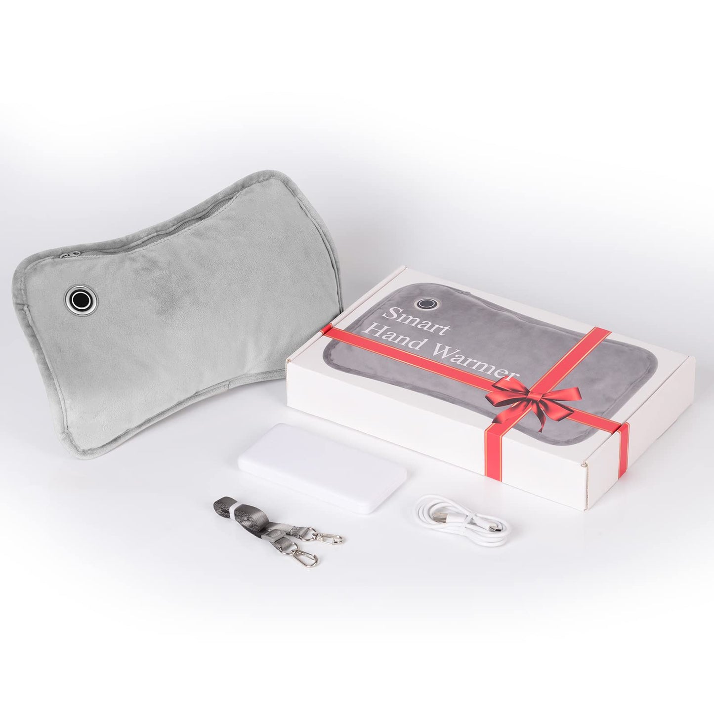 Heated gloves with soft plush lining and 3 heat settings, Electric for women, Camping Includes 10000mAh power bank.