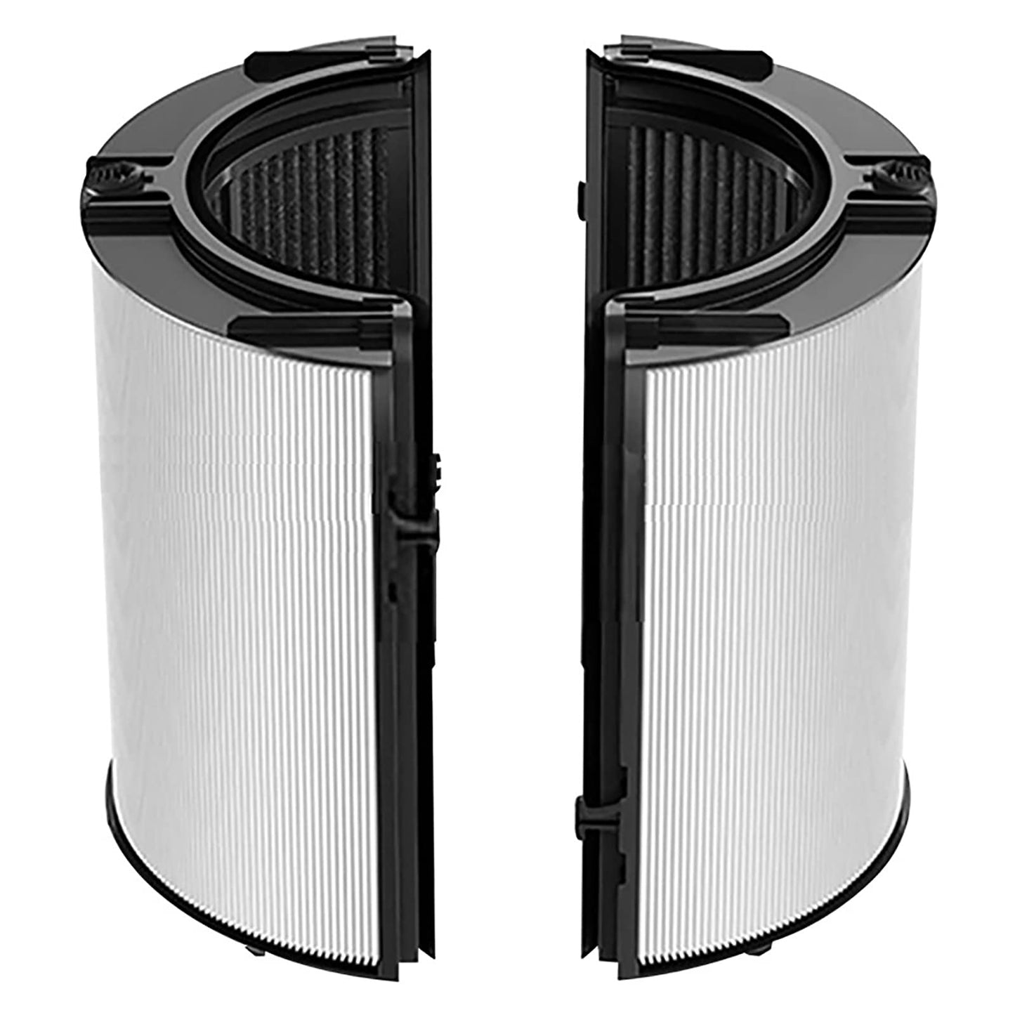 2-in-1 HEPA + Carbon replacement filter compatible with Dyson HP04 TP04 DP04 PH04 HP09 TP09 HP07 TP07 PH03 PH01, H13 grade True HEPA replacement filter.