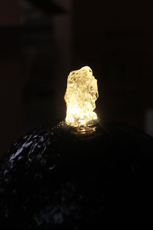 Arnusa fountain lighting 3 piece set LED 10m cable + power supply stone lighting (warm-white) garden fountain LED ring fountain accessories