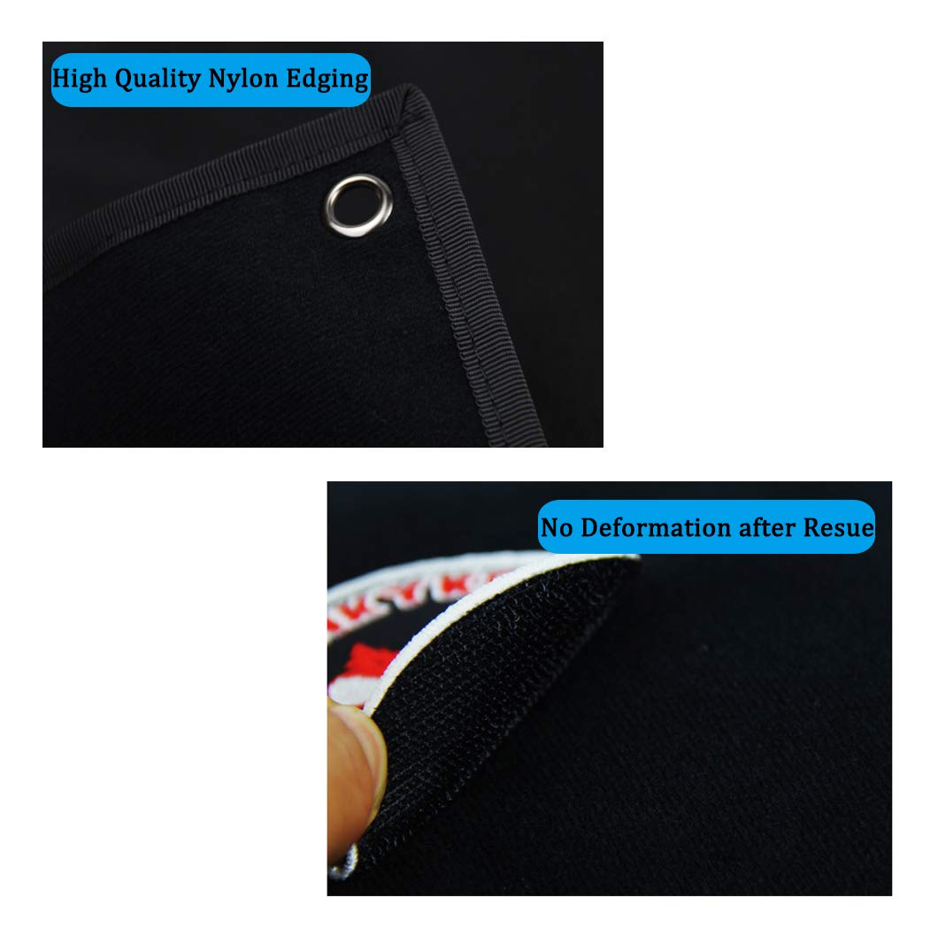 114x76cm oversized patch display board, hanging patch collection board, tactical military patch holder plate - plate for collecting closure emblems patch, 6-hole, 1000D durable, stitching