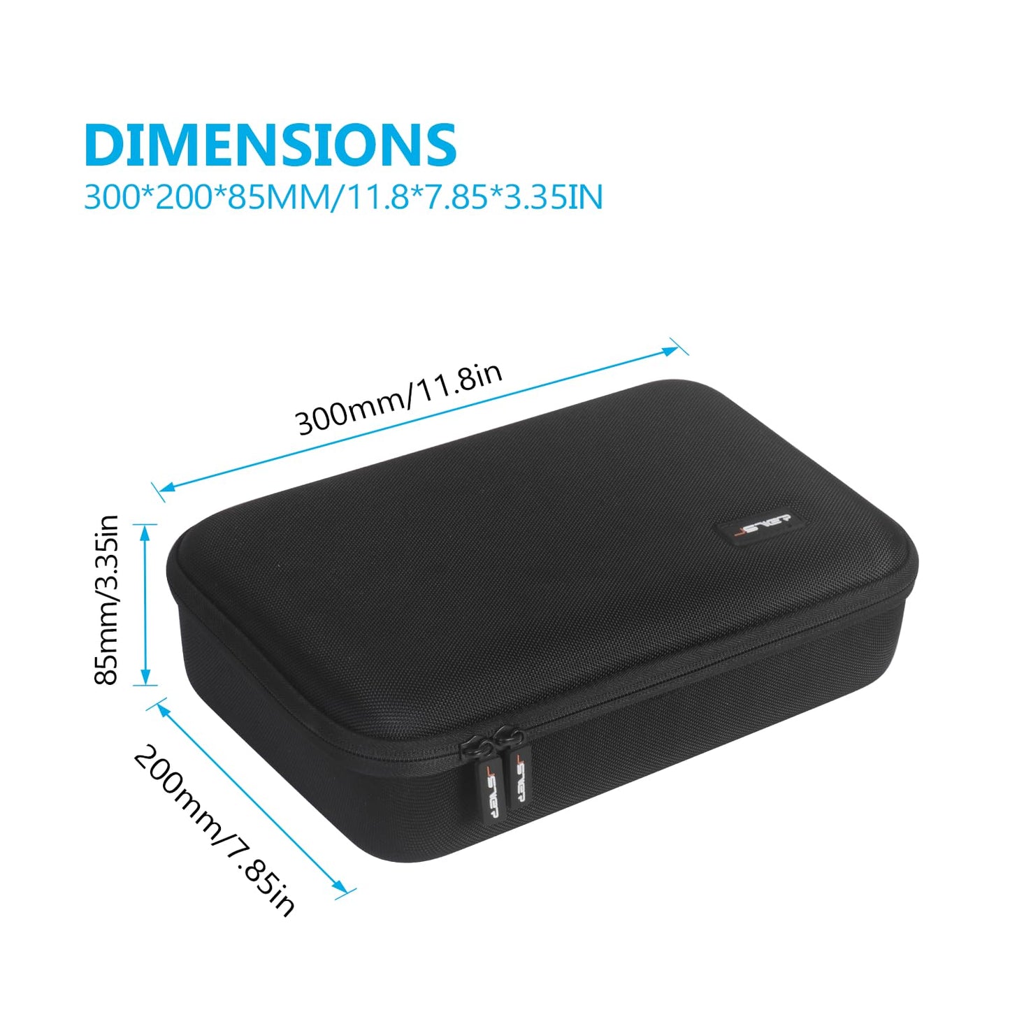 JSVER DJI Mini 4 Pro/Mini 3 Bag, Carrying Case Compatible with Drone Combo and Accessories - Black