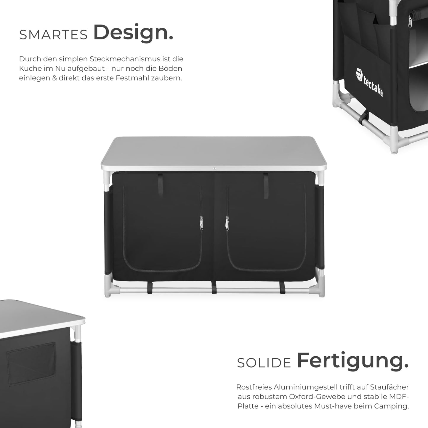 tectake 800747 Outdoor Camping Kitchen - Various models available - (Type 4 | No. 403347)