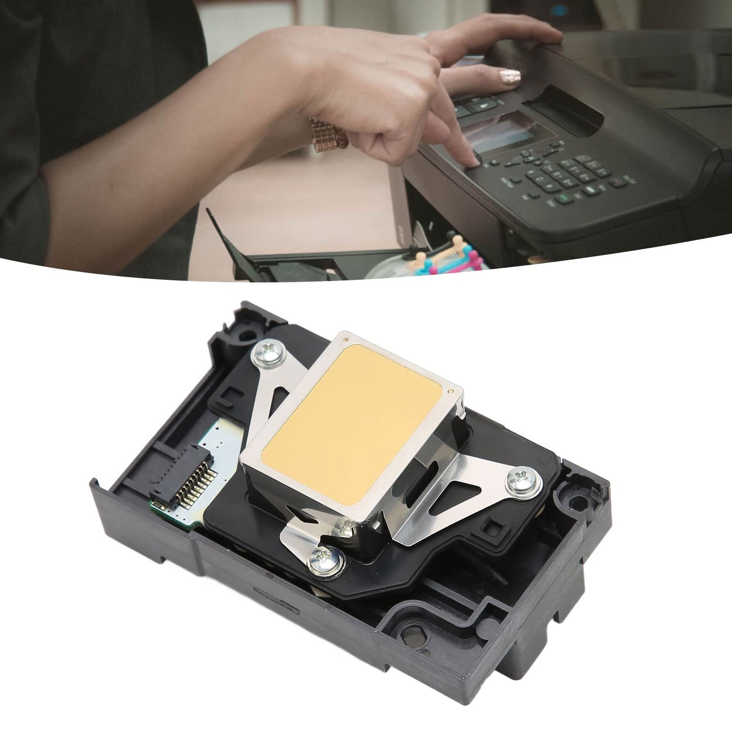 Yctze printhead replacement printhead for R260 R390 1390 L1800 1400 1430 1500W printer - High quality printhead replacement parts