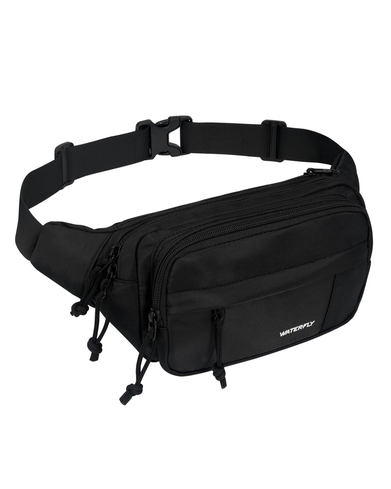 WATERFLY Waist Bag for Men and Women: Sporty Stylish Fanny Pack Small Festival Bumbag MTB Hipbag Walking Belly Bag Unisex Hip Bag for Sports Dog Training