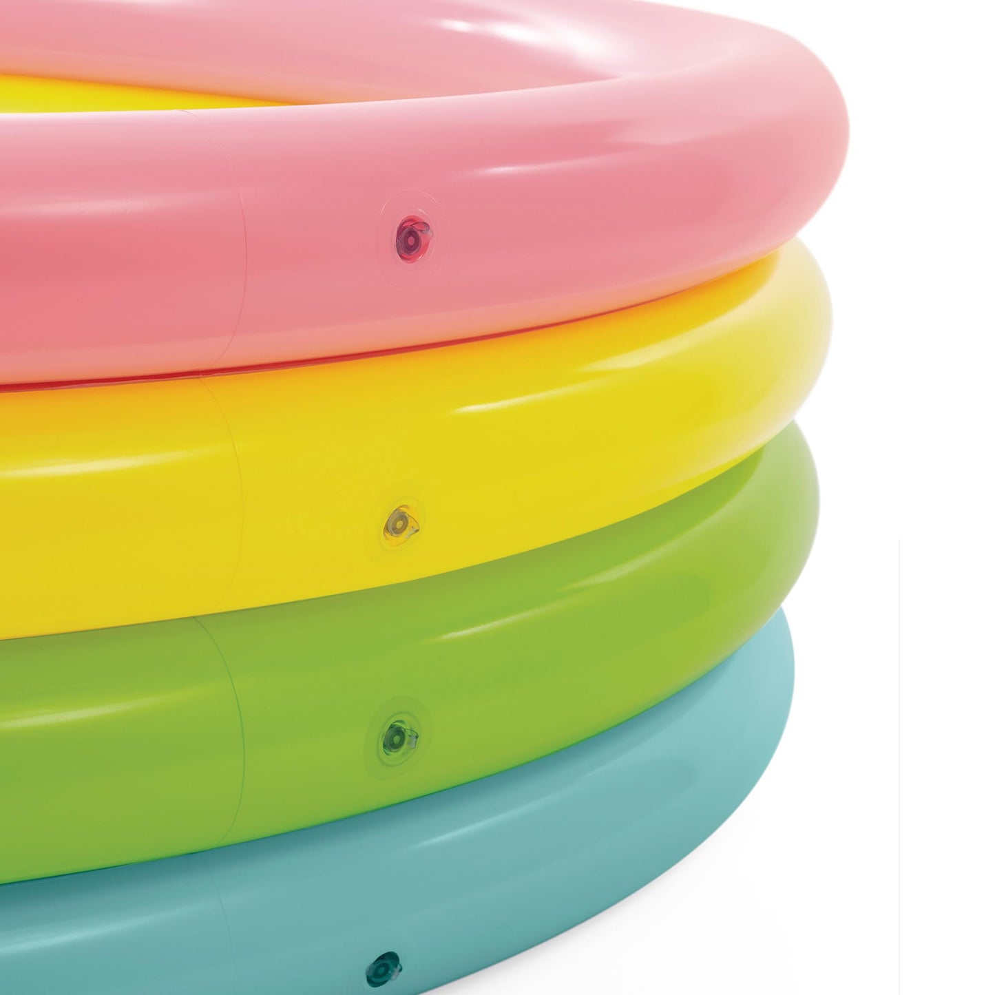 Intex 56441NP - Inflatable Pool Sunset Glow, Four Rings, Vinyl, Multicolored, 168x46 cm