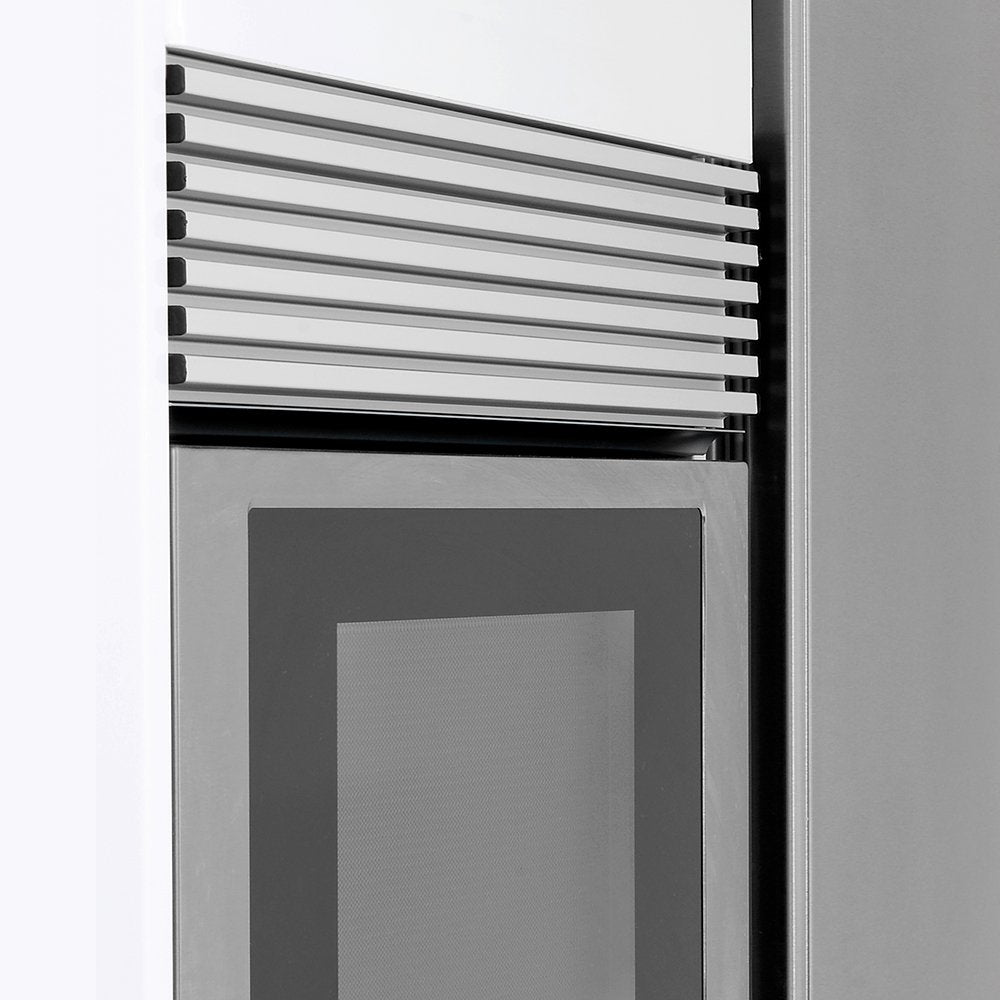 Emuca 8934869 Ventilation grille for refrigerator/stove made of stainless aluminum anodizing.