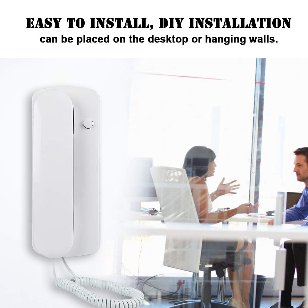 MAGT intercom, two-way audio door intercom, universal, bi-directional, wired, intercom system, for office families.