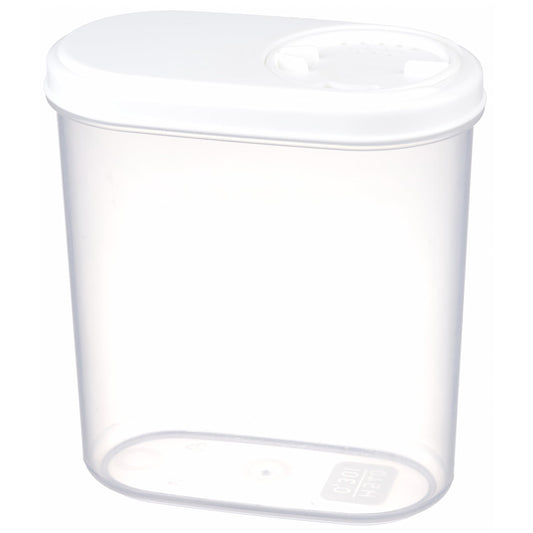 MiraHome Pouring Bins 0.3L 12-Piece Set White - Storage containers with airtight lids - Pouring container for spices & food - Fresh-keeping containers with lids - Storage box with pouring function